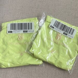 Victoria's Secret Lime Green Intimates. 2 pair still in original packaging.